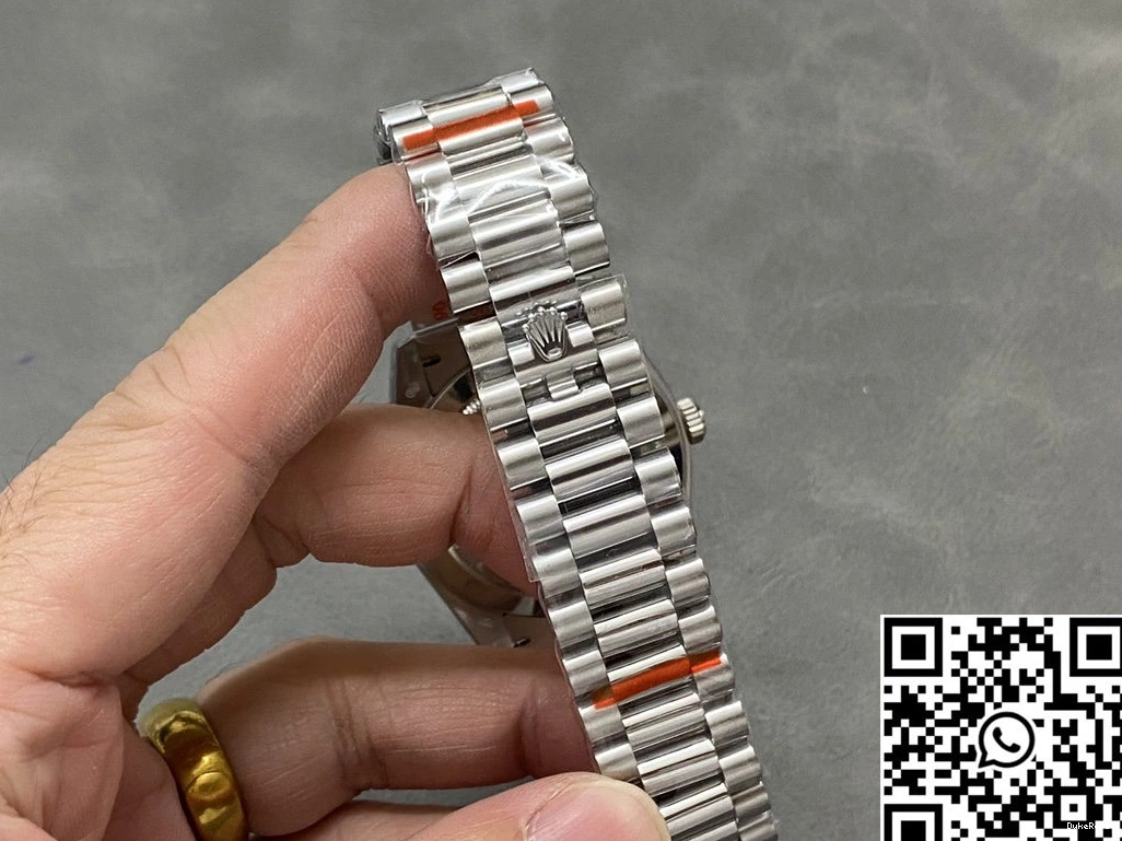 Factory Blue QF Steel Rolex 228239-0076 Deep Tungsten Day v5 Dial Date 1231